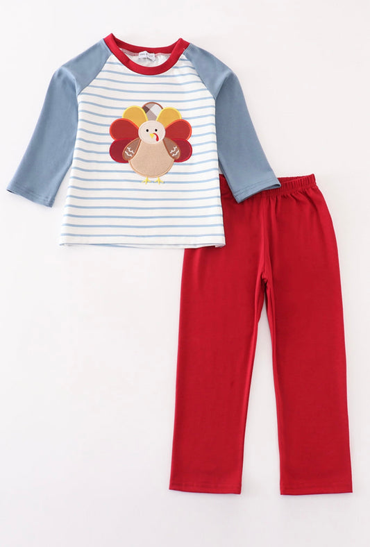 Appliqué turkey set